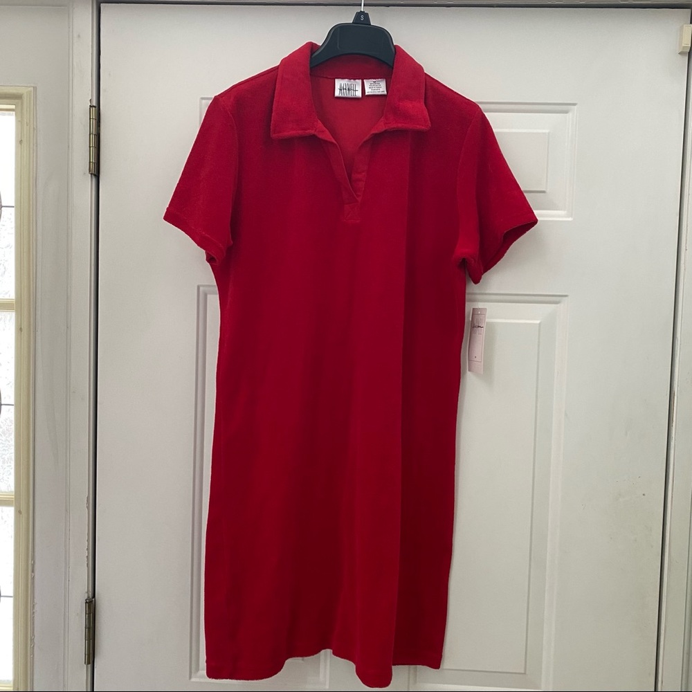 NWT Jason Maxwell Size M terry cloth dress